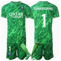 Camiseta Paris Saint-Germain Gianluigi Donnarumma #1 Portero Primera Equipación Replica 2024-25 para niños mangas cortas (+ Pantalones cortos)
